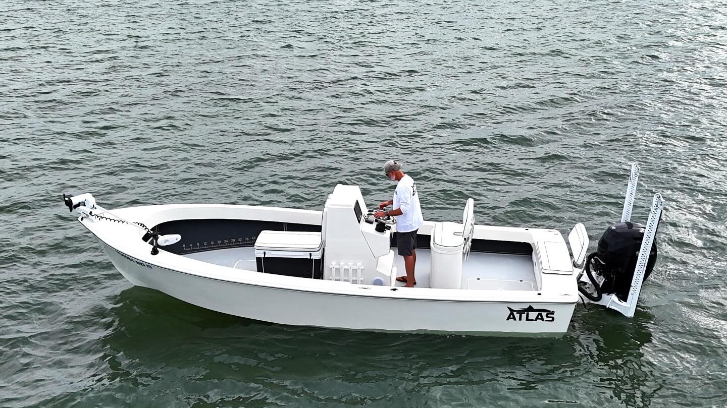 Clean, uncluttered, and custom. #atlasboatworks #centerconsole #fishingboat #boatbuilding #tarpon #snook #bayboat #flyfishing #fishing #redfish #saltwaterfishing #saltwater #tightlines #fishingpicoftheday #instafishing #largemouth #tuna #marlin #sportfishing #customhulls #saltlife #shark #fishflorida #fishingboat #redfish #captainsforcleanwater #hunting #skiff