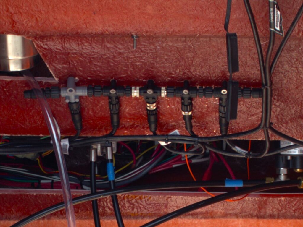 NMEA 2k backbone in atlas boatworks 23F bay boat