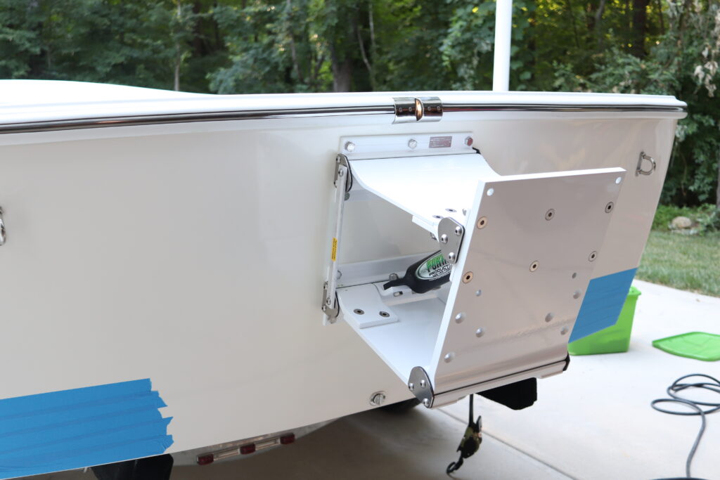 Porta Bracket on an Atlas Boatworks 23F bay boat