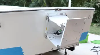 Porta Bracket on an Atlas Boatworks 23F bay boat