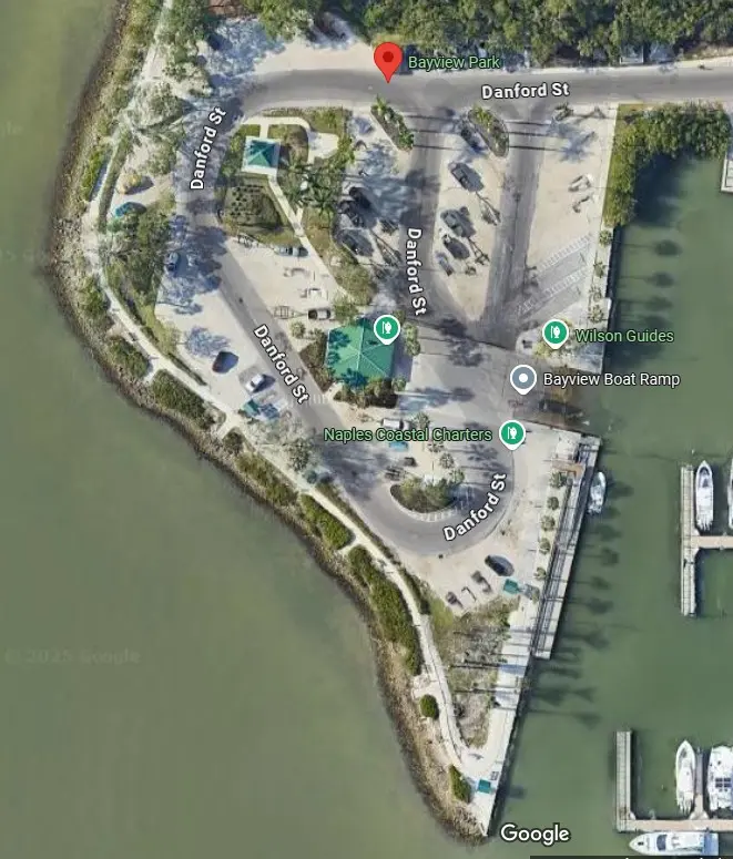 google map of Bayview Park in Naples, Fl