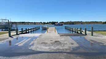 WRC boat ramp in Cedar Point, NC